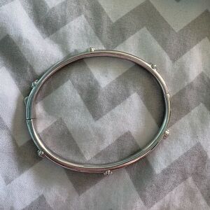 Kendra Scott Silver Joelle Bangle Bracelet Size S/M